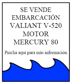 Se vende embarcaci�n Valiant V520